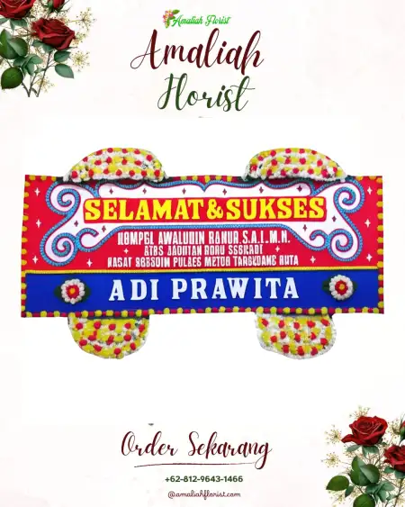 Papan Bunga Ucapan Selamat Semirejo